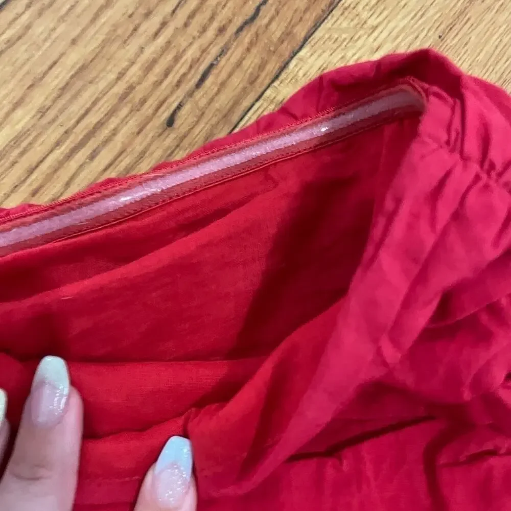 Red Halter Top L - Picture 6 of 6